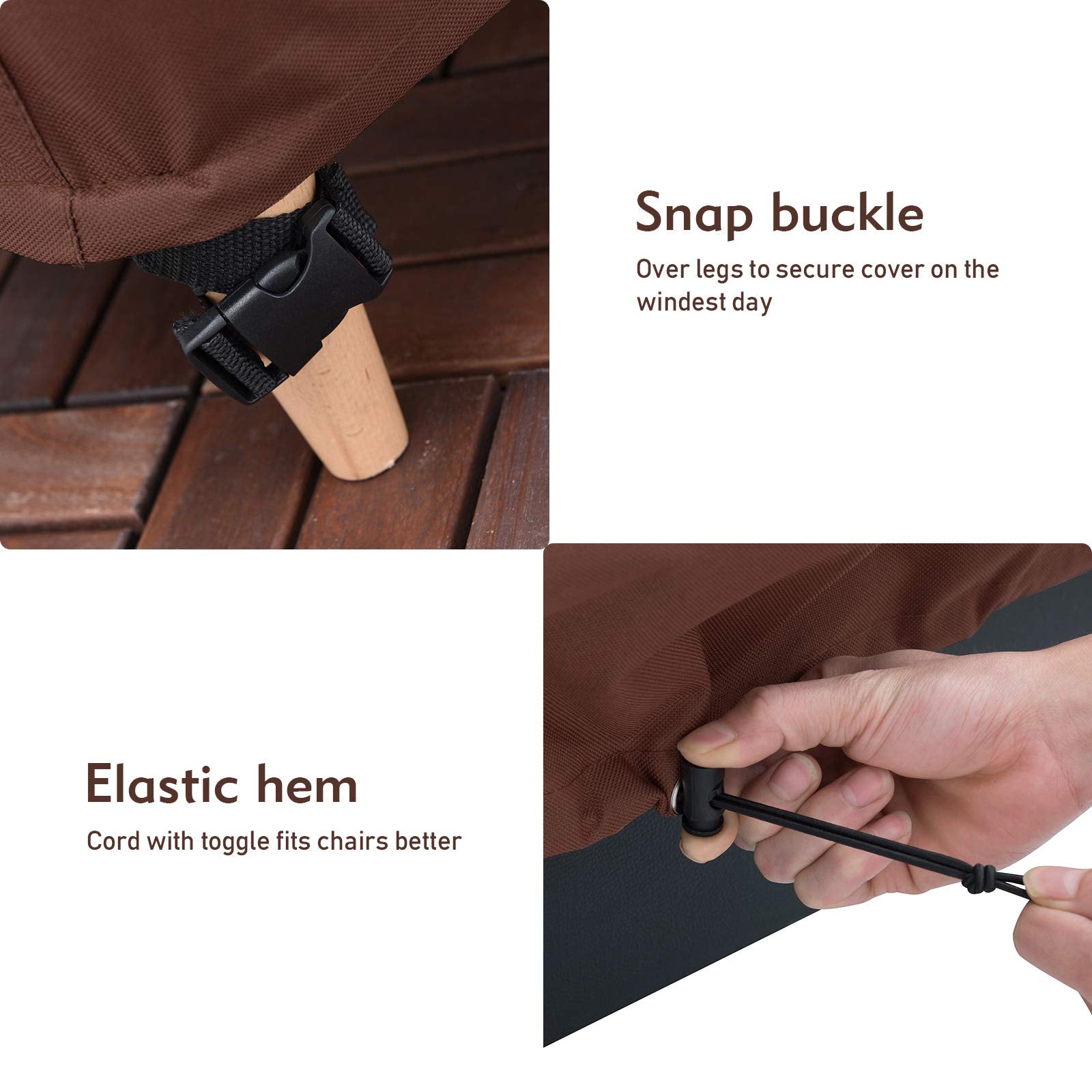 Bestalent asas acolchadas para poner o quitar la funda con facilidad