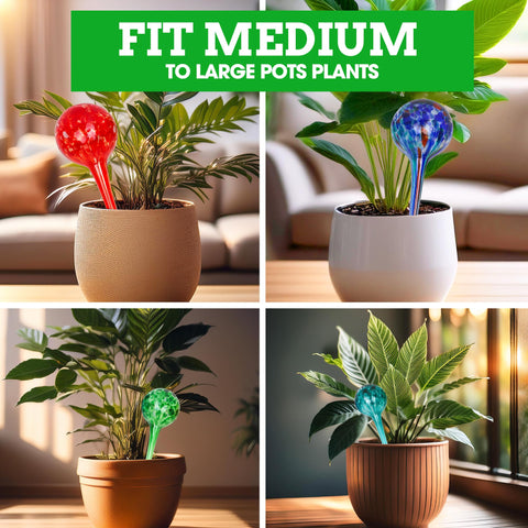 Besti globo insertado en maceta mantiene plantas hidratadas fácilmente