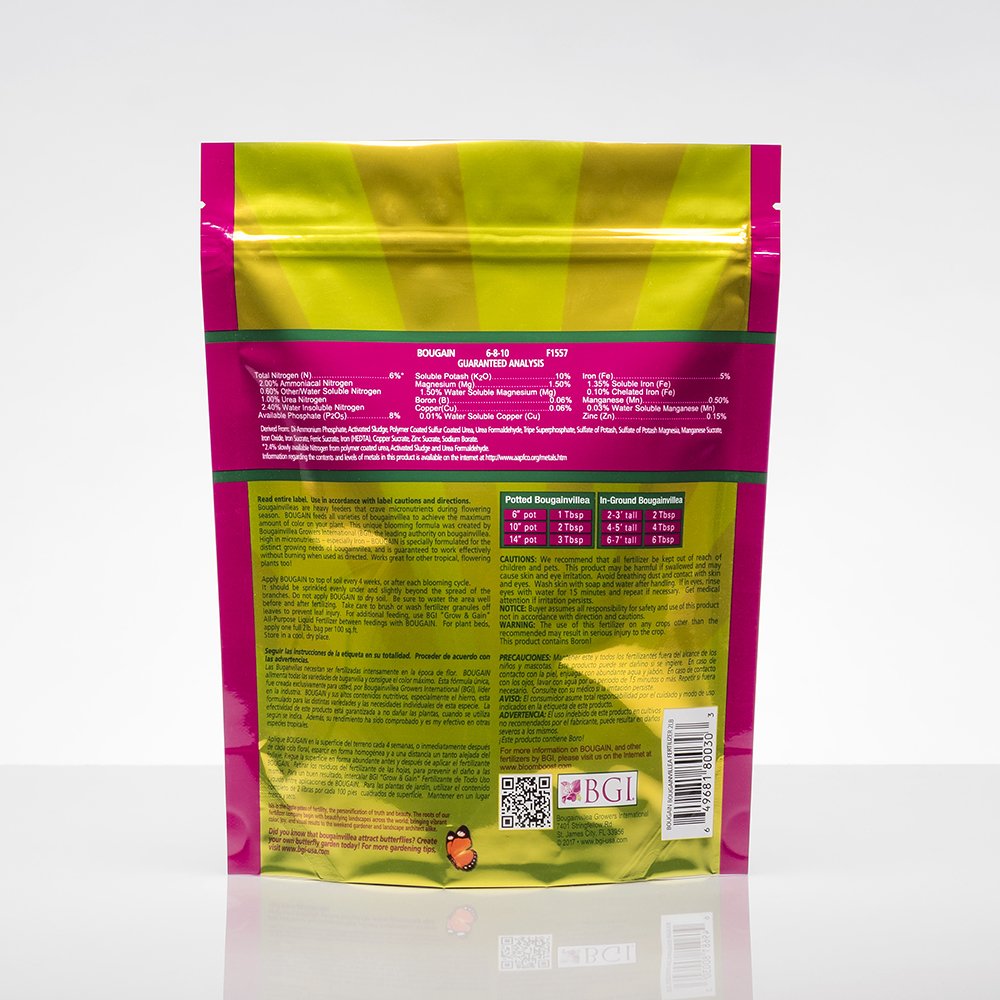 BGI Fertilizers granulado cercano para aplicación mensual y nutrientes