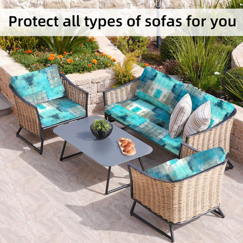 BIETYONE fundas en sofá de terraza renuevan y protegen mobiliario