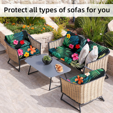 BIETYONE sofá de terraza decorado mostrando cómo mejoran el aspecto del espacio