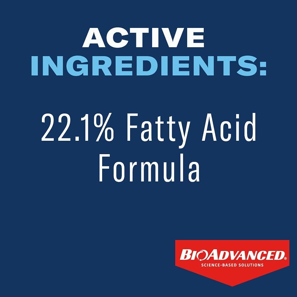 Etiqueta BioAdvanced con ingrediente activo y número EPA para confianza