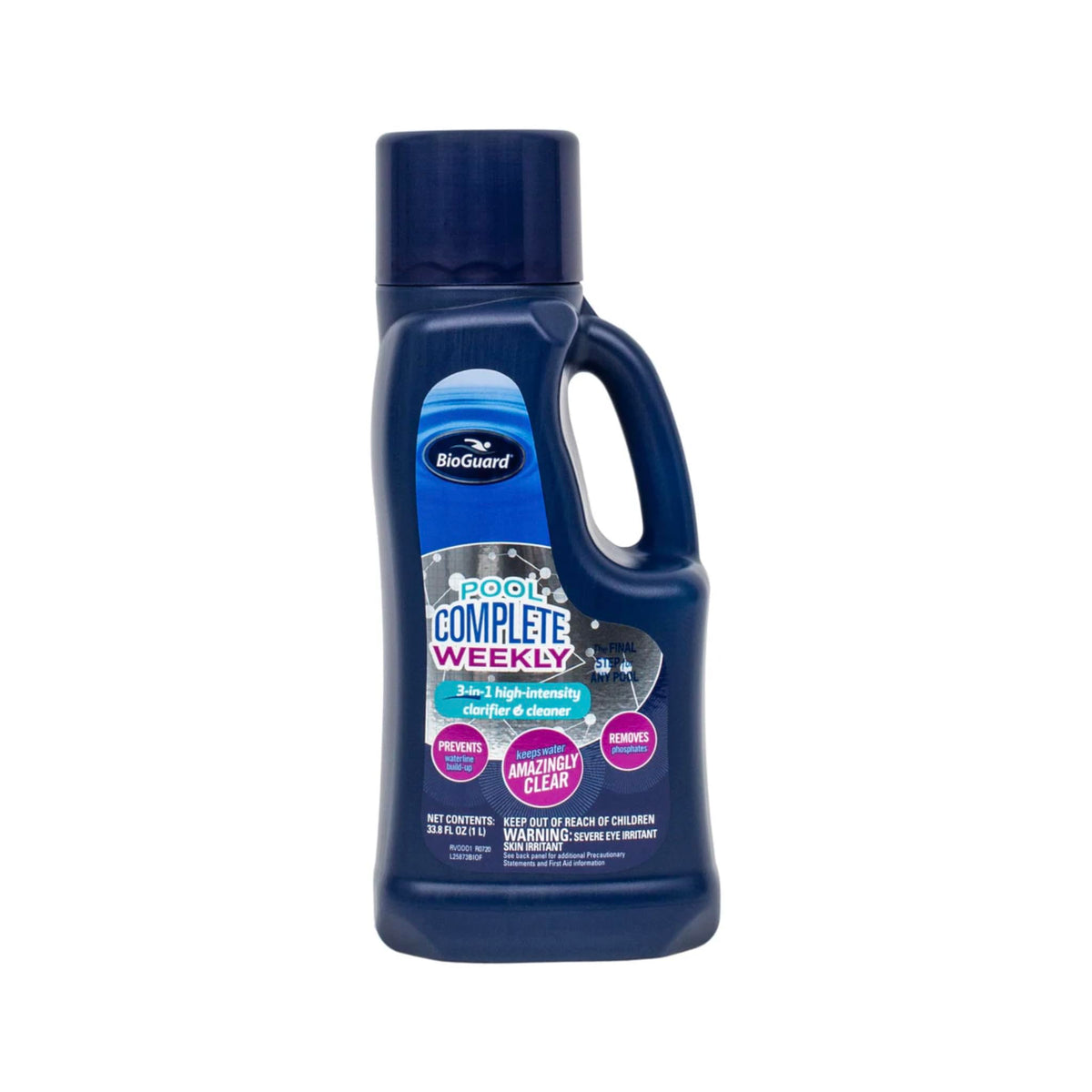BioGuard envase frontal de 1 L mostrando etiqueta clara y beneficios visibles