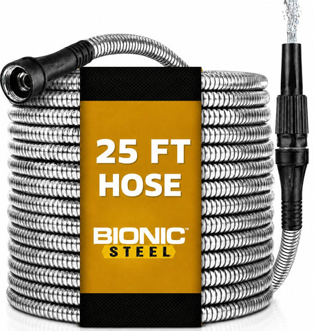 BIONIC STEEL frente del empaque mostrando durabilidad y longitud