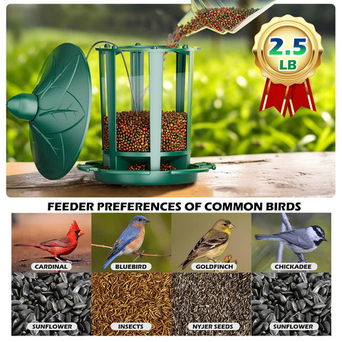 Birdream comedero detalle de textura material durable y decorativo