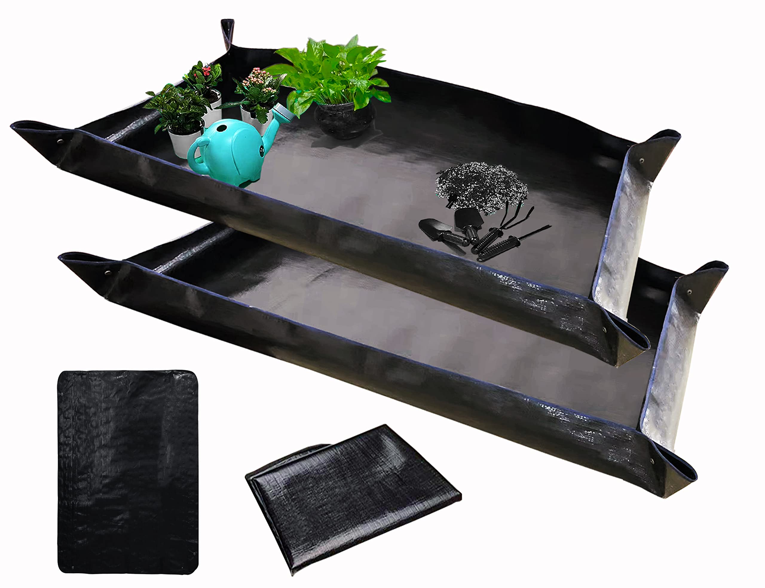 BIUWING tapete vista frontal protege suelo al trasplantar