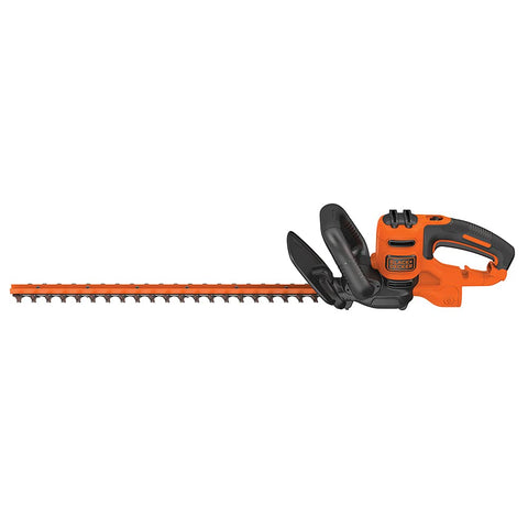 BLACK+DECKER cortasetos frontal mostrando ergonomía y control