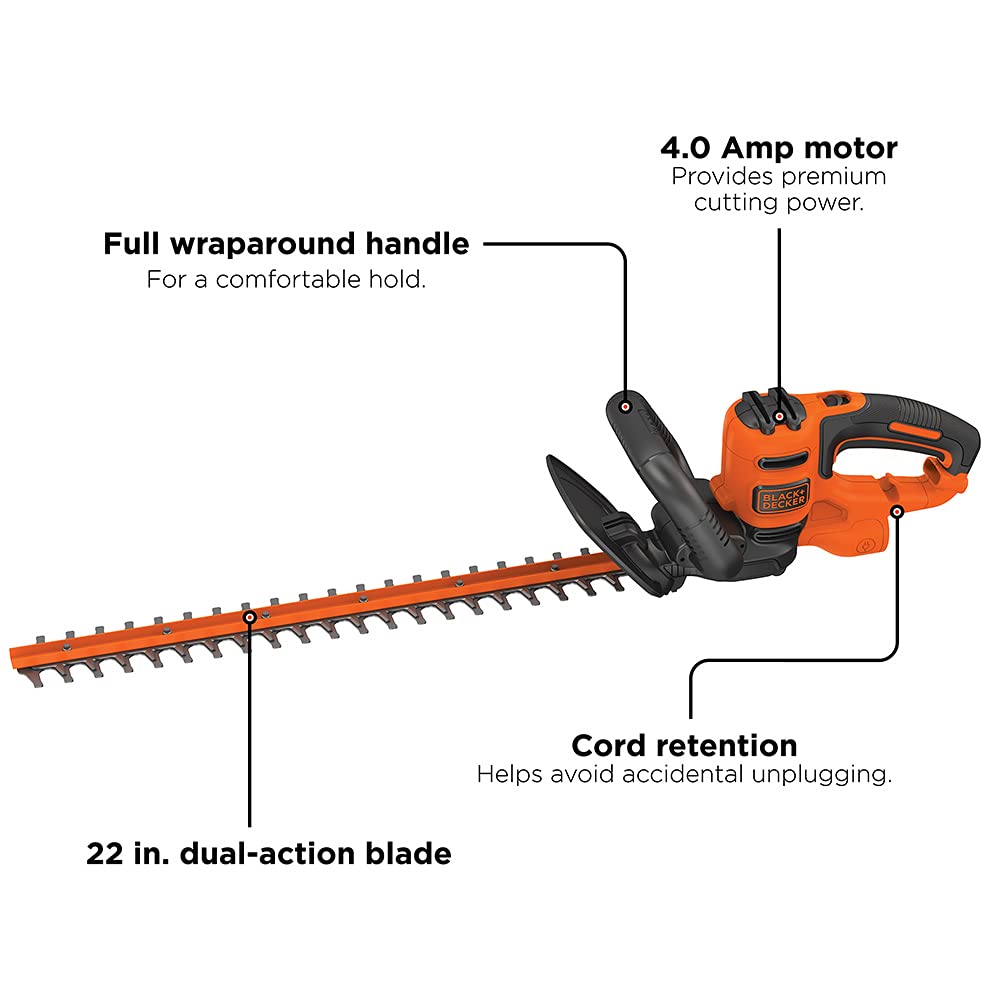 BLACK+DECKER detalle de hoja doble acción para cortes precisos