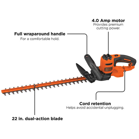 BLACK+DECKER detalle de hoja doble acción para cortes precisos