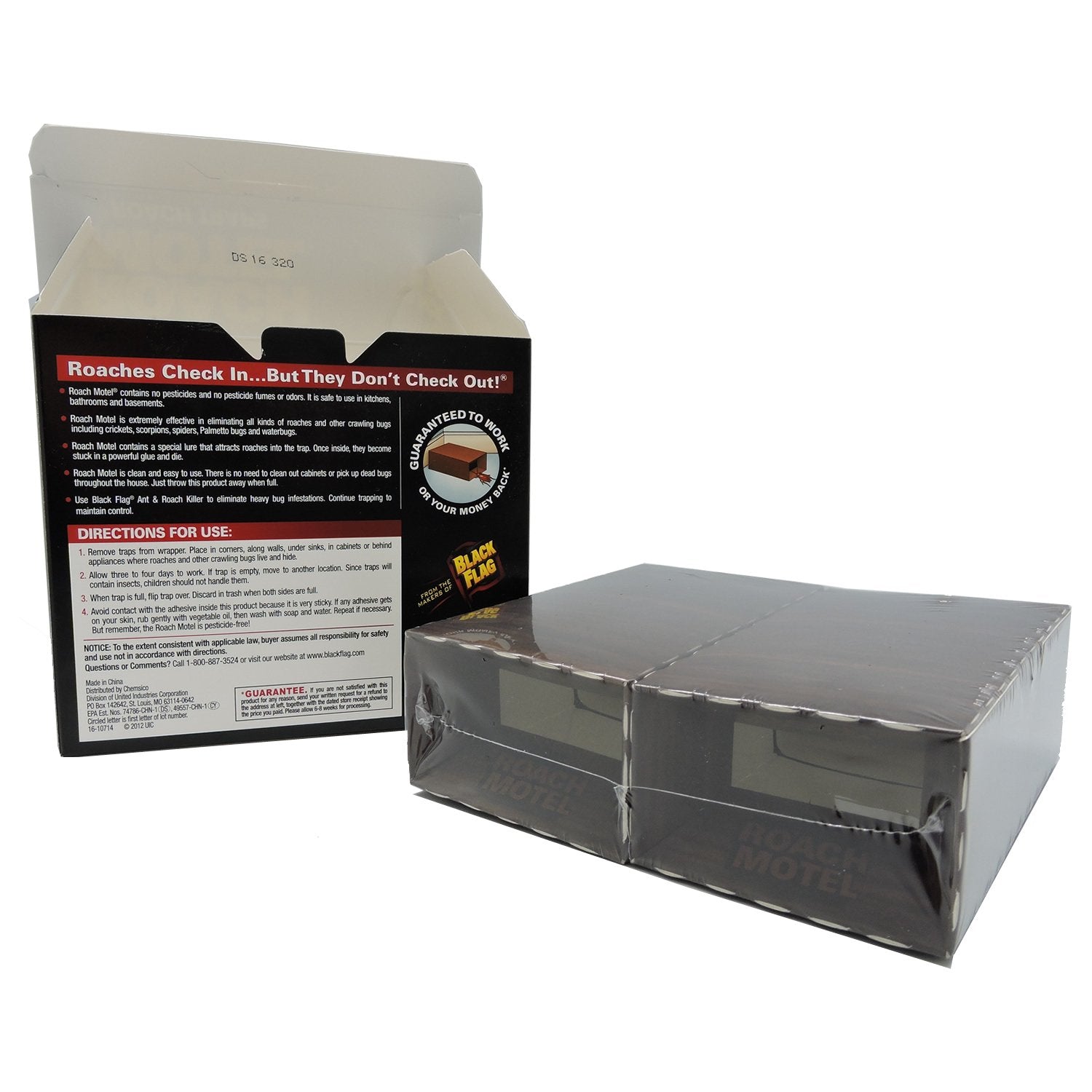 Black Flag pack de 6 cajas para almacenamiento prolongado y conveniencia