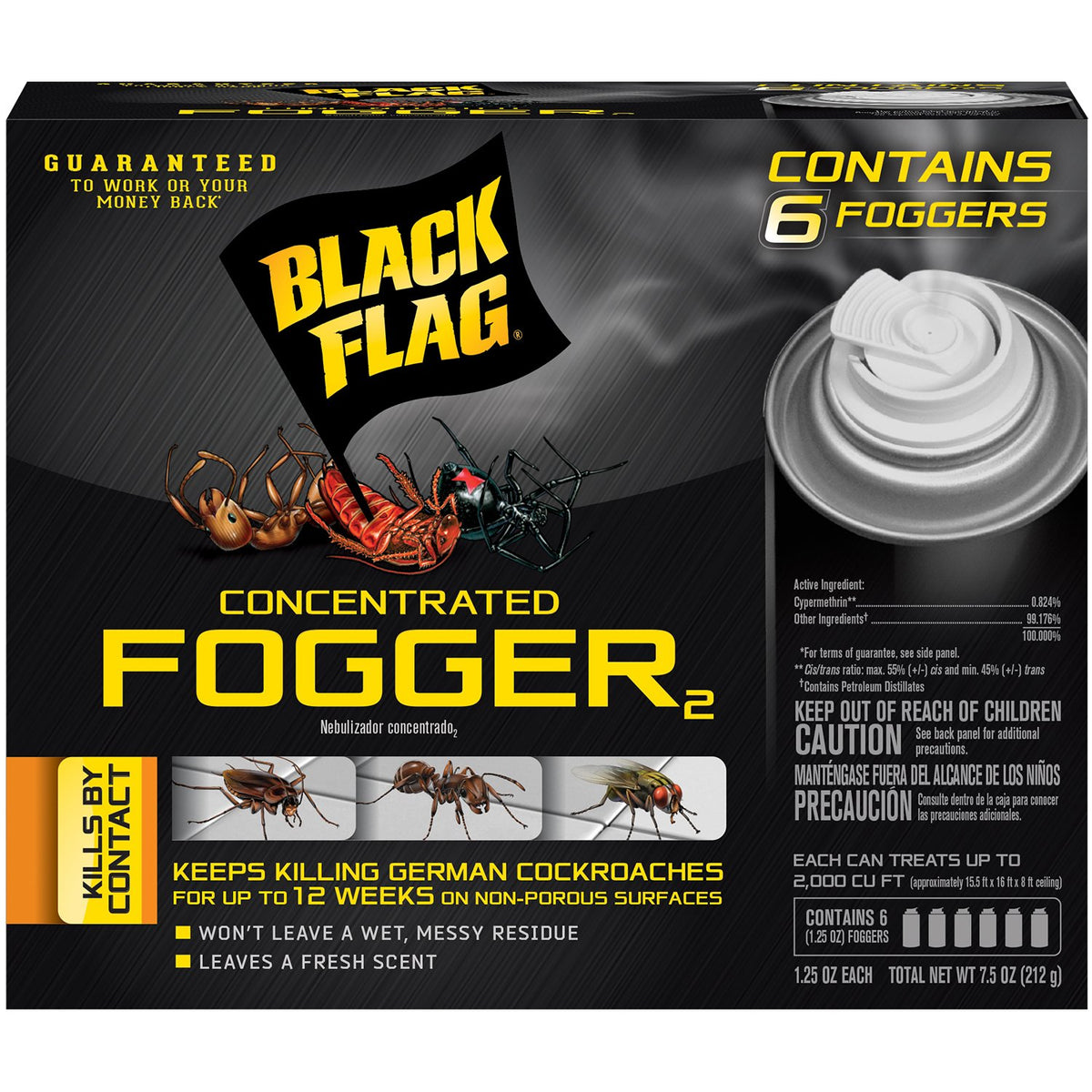 Black Flag paquete frontal de nebulizadores muestra conveniencia y poder