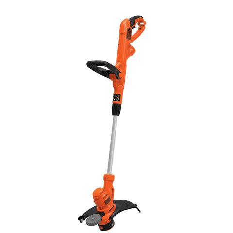 BLACK+DECKER comparación de tamaño junto a una persona que ilustra escala y maniobrabilidad