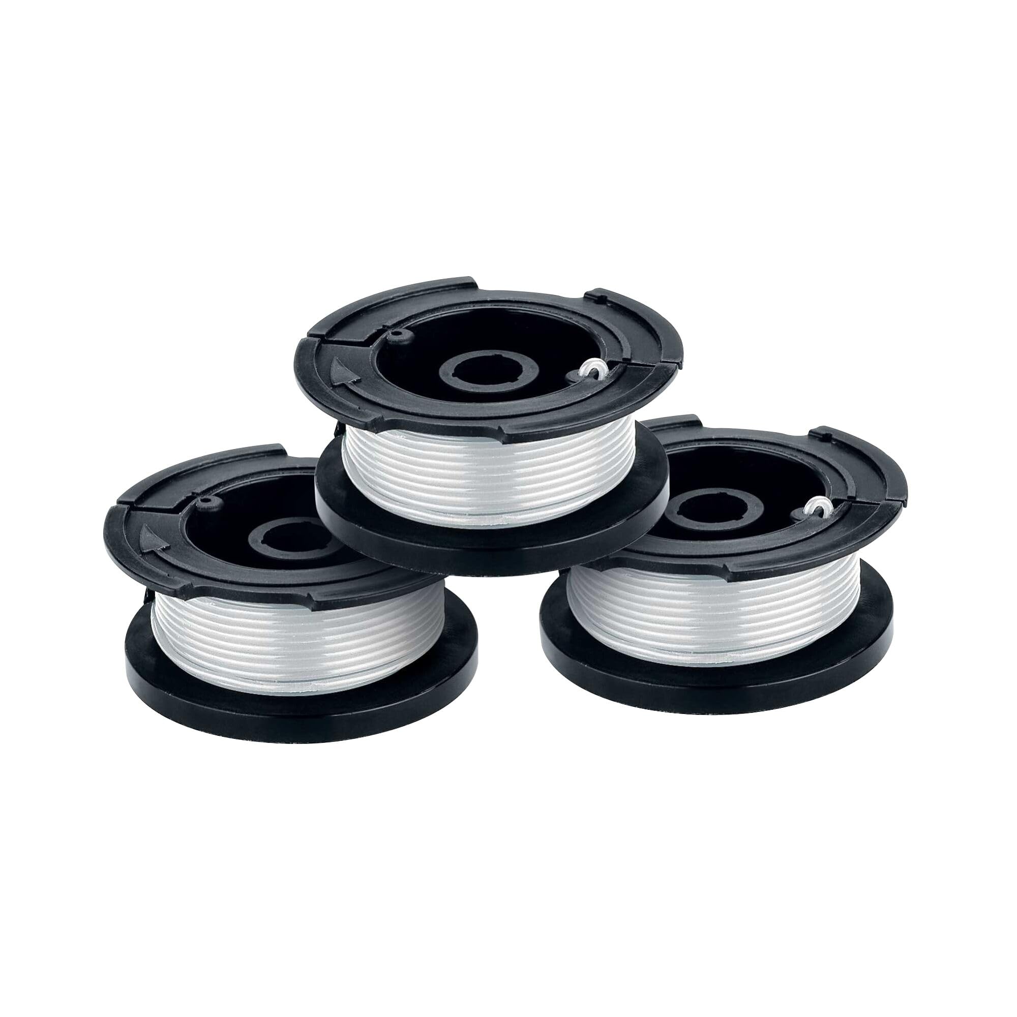 BLACK+DECKER bobina frontal mostrando diseño y longitud listo para instalar