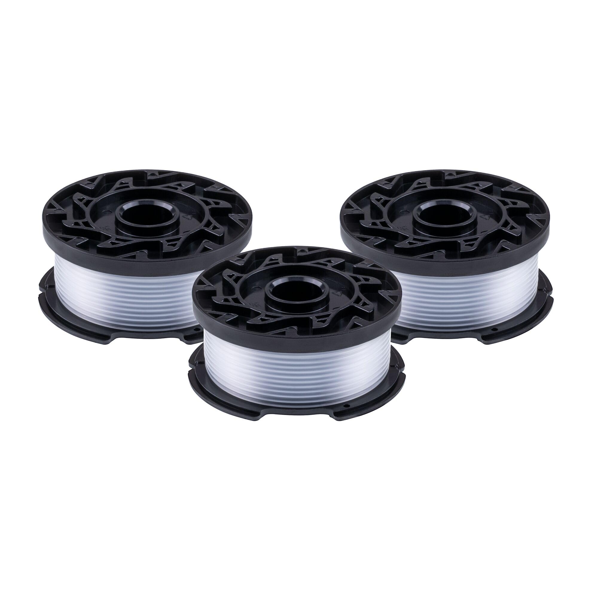 BLACK+DECKER textura del hilo 0.065 pulg mostrando resistencia y flexibilidad