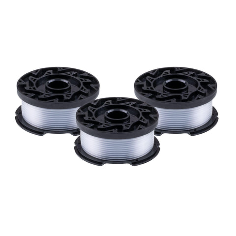 BLACK+DECKER textura del hilo 0.065 pulg mostrando resistencia y flexibilidad
