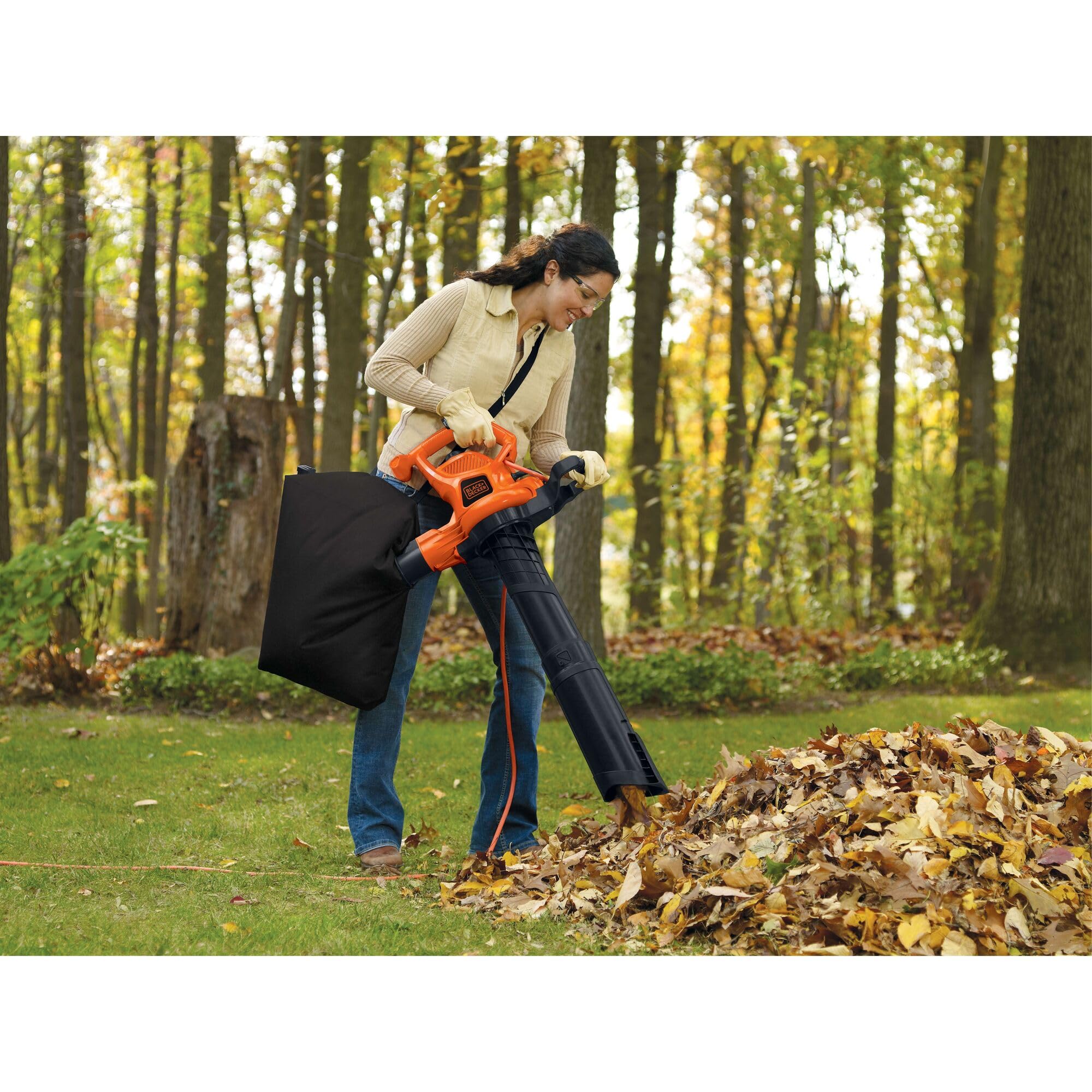 BLACK+DECKER BV3600 detalle del mecanismo de cambio 3 en 1 sin herramientas