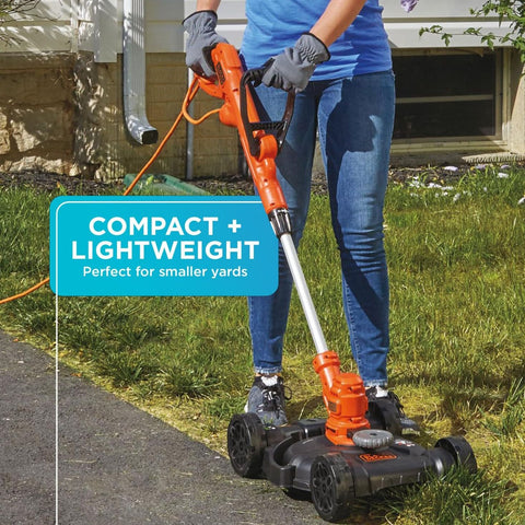 BLACK+DECKER bordeadora con cabeza rotada para bordes limpios