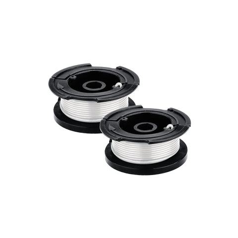 BLACK+DECKER bobina junto a cinta métrica mostrando longitud de 30 pies