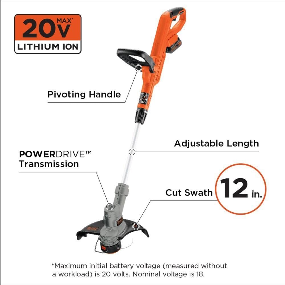 BLACK+DECKER empuñadura con microtextura para mayor control y menos fatiga