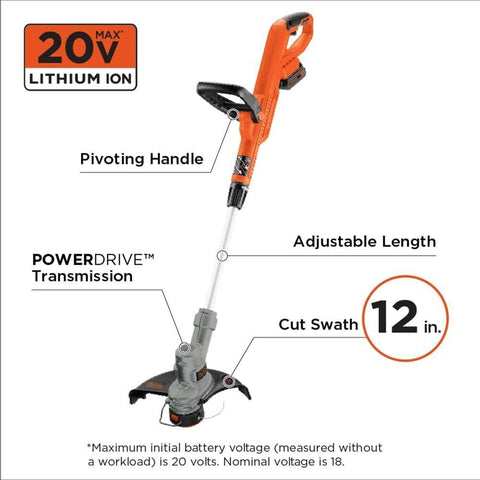 BLACK+DECKER empuñadura con microtextura para mayor control y menos fatiga