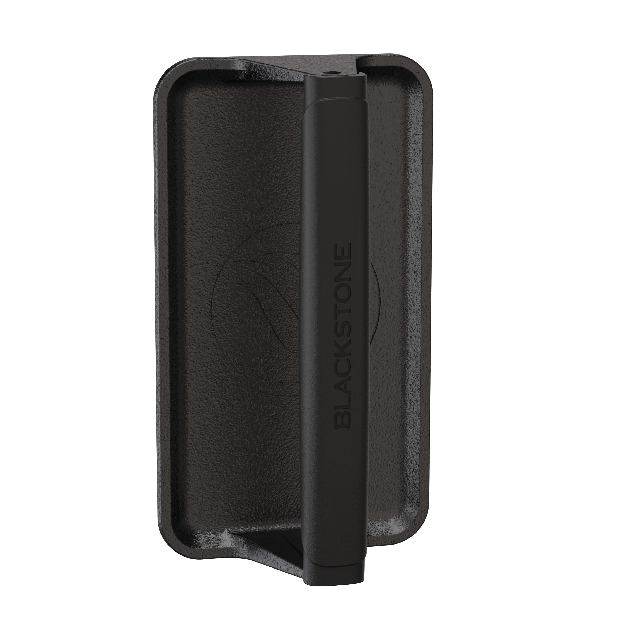 Blackstone prensa frontal mostrando superficie plana y diseño resistente