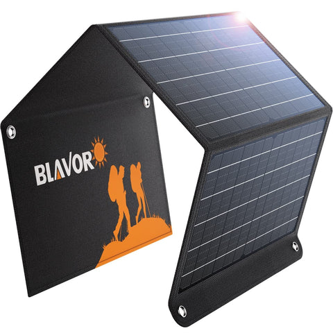 BLAVOR panel frontal plegado, transporte compacto y práctico