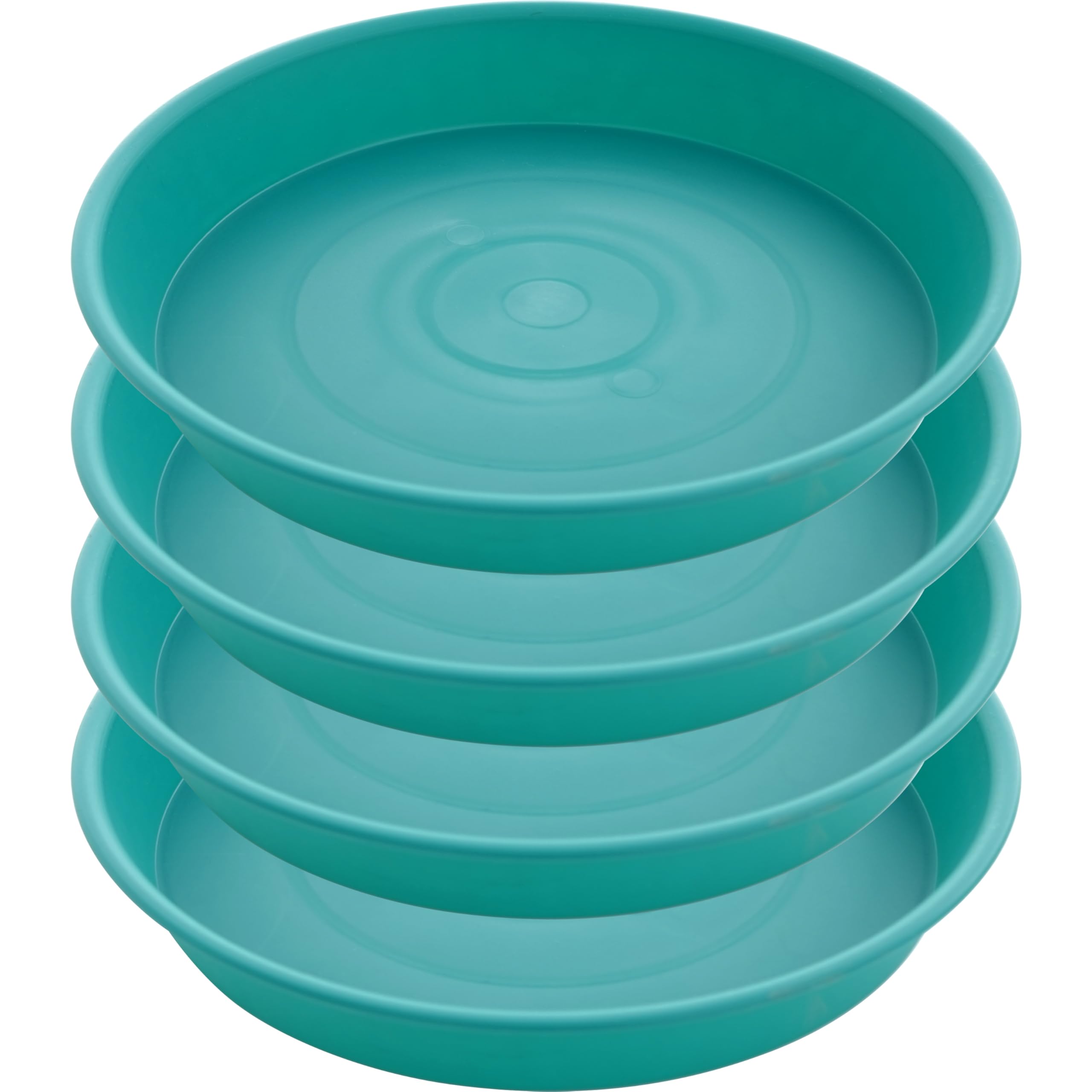 Bleuhome bandeja frontal teal protegiendo superficie y reteniendo agua