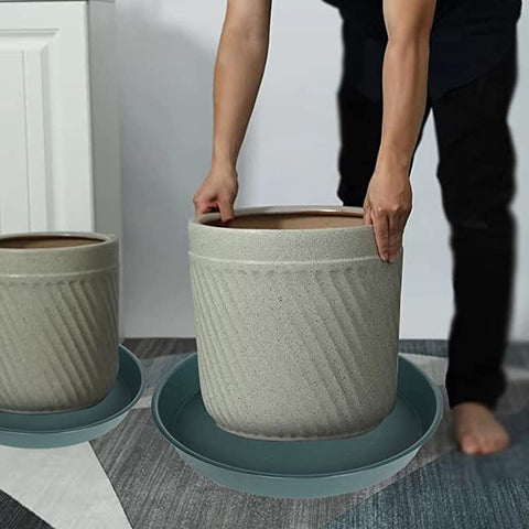 Bleuhome escala con persona muestra tamaño real y facilidad manejo