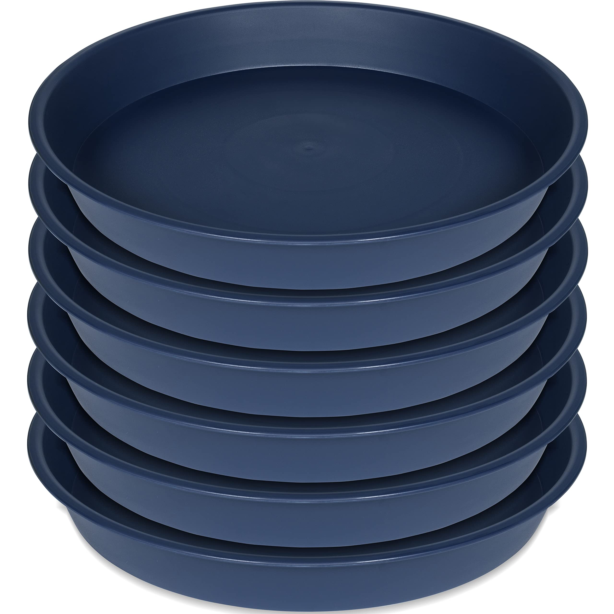 Bleuhome pack de seis bandejas azules, solución para varias plantas