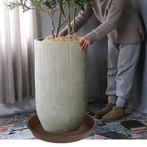 Bleuhome plato usado como baño para aves en jardín decorativo