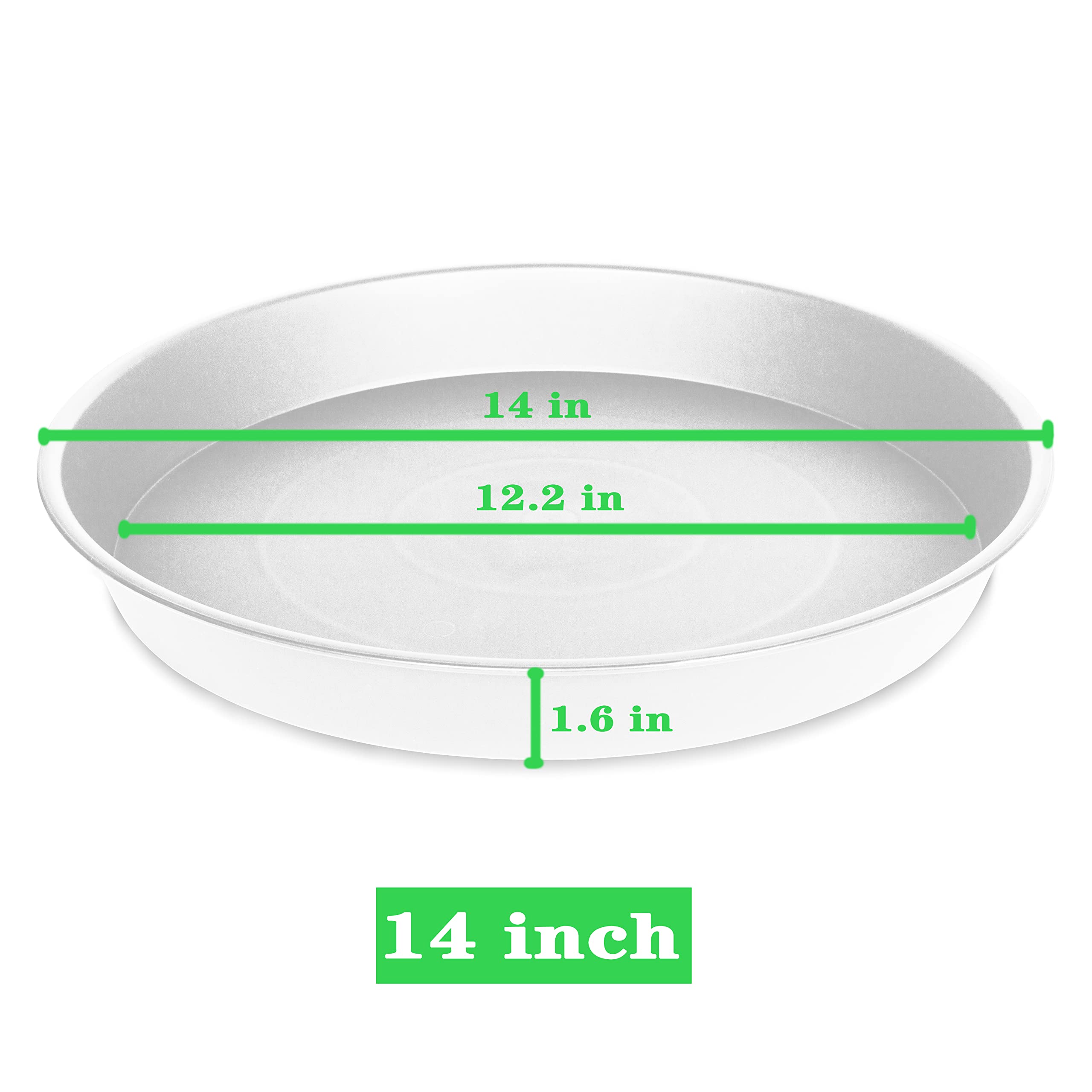 Bleuhome bandeja en uso bajo maceta protegiendo suelo del exceso de agua