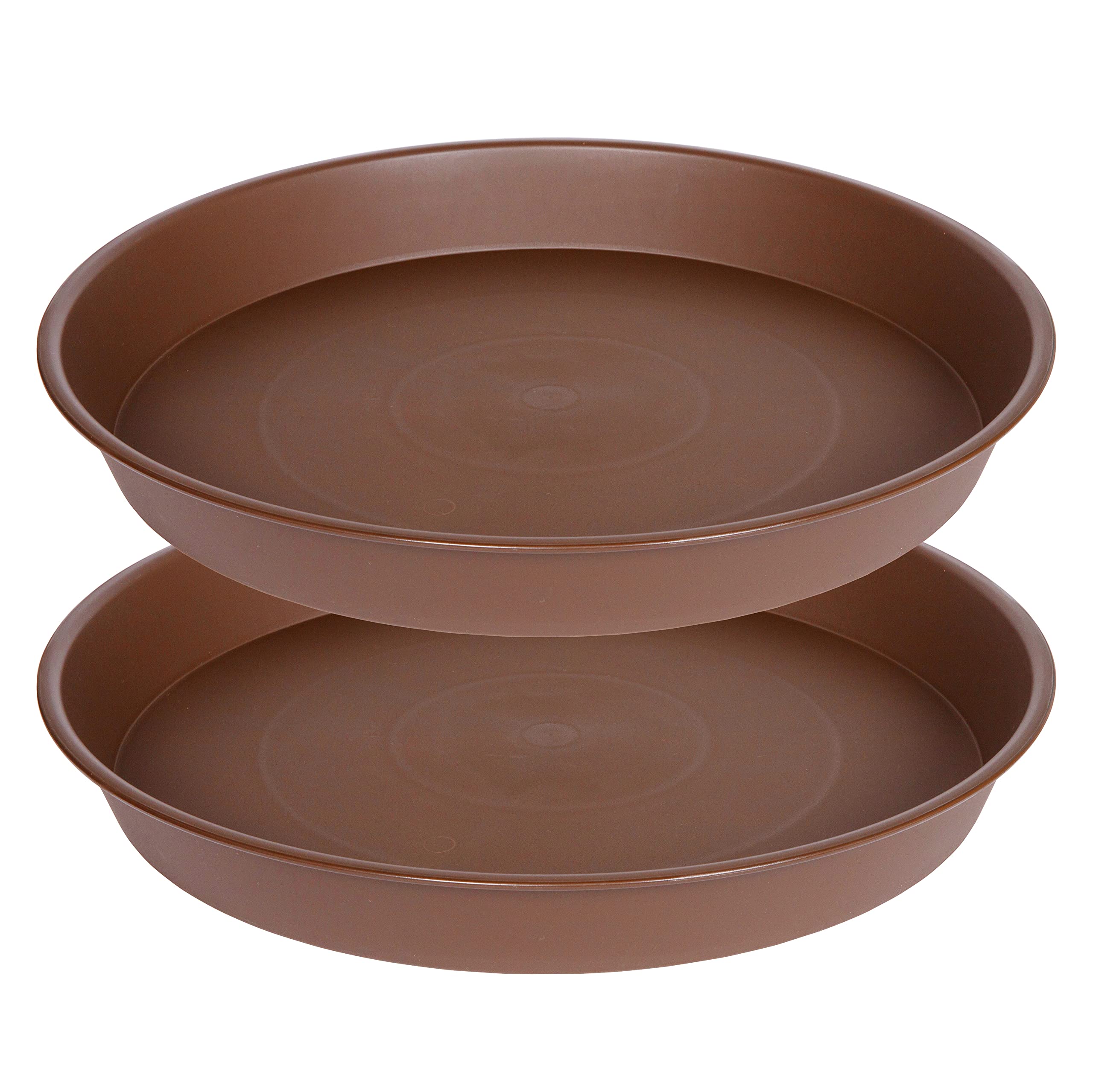 Bleuhome plato frontal 10 pulgadas color chocolate que protege superficies
