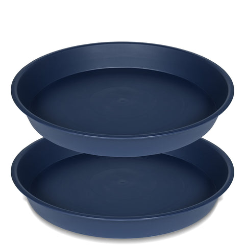 Bleuhome vista frontal del plato de 14 pulgadas muestra diseño y capacidad