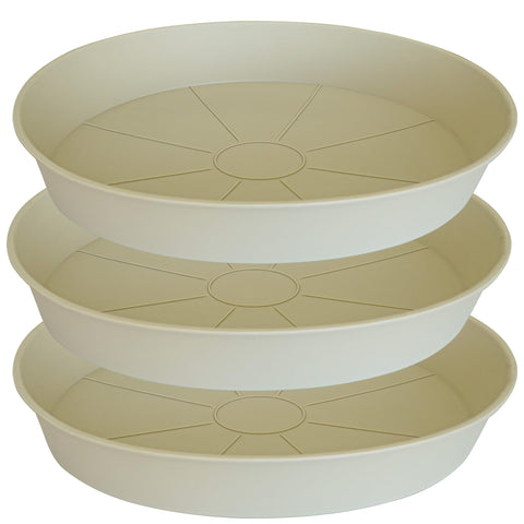 Bleuhome plato frontal 22" beige protegiendo suelo