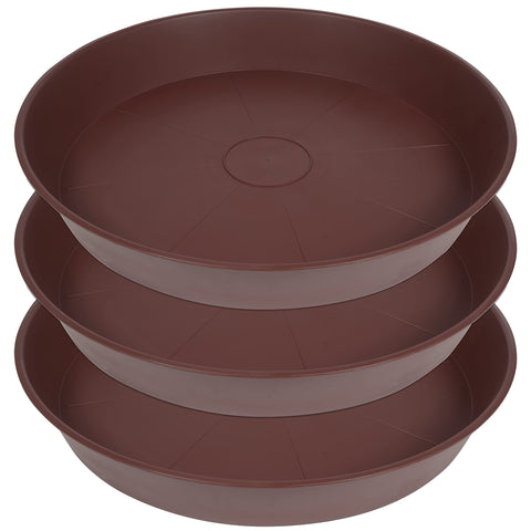 Bleuhome plato frontal mostrando forma y color chocolate, protección contra goteo