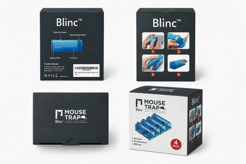 blinc paquete de cuatro trampas listo para múltiples ubicaciones