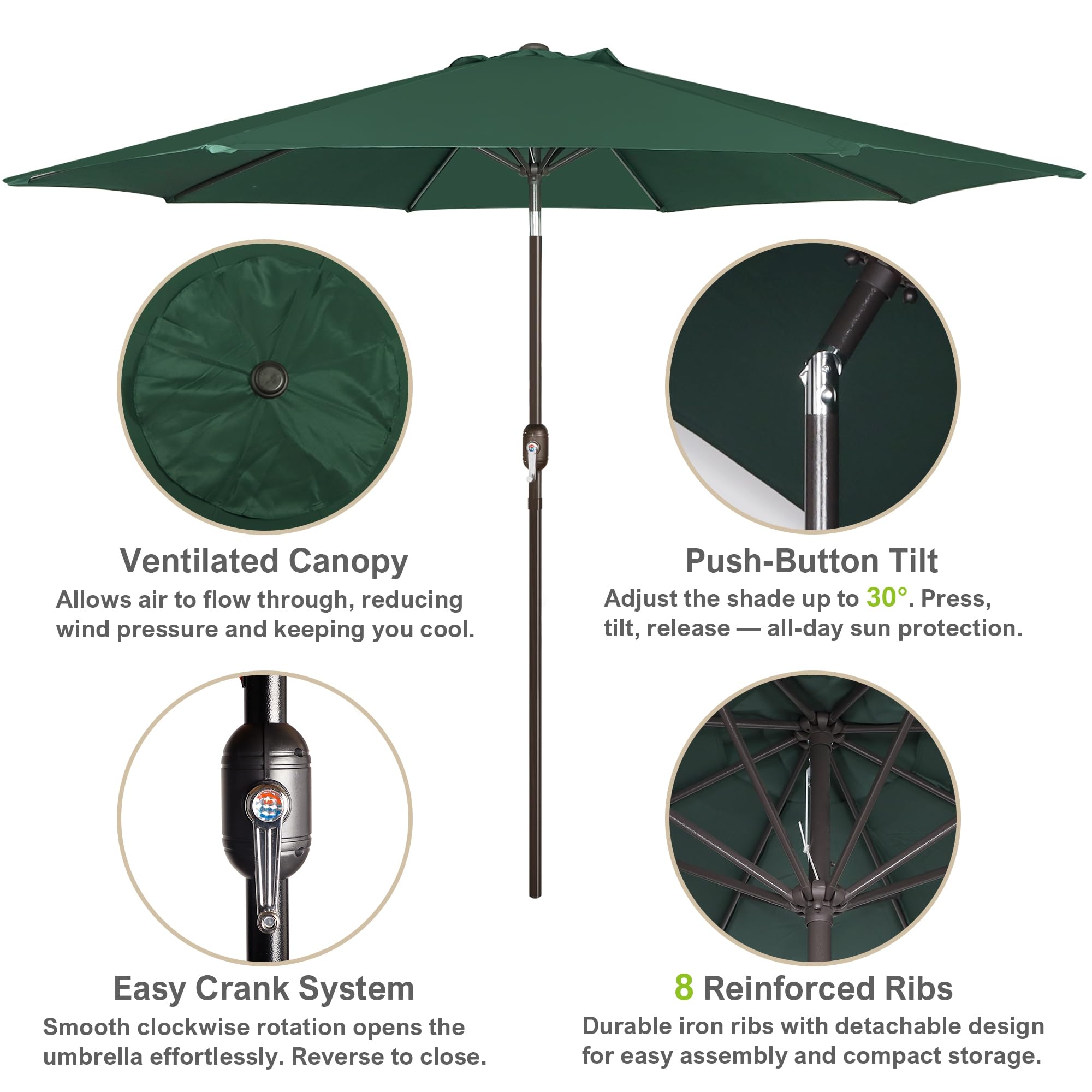 Blissun primer plano del tejido 180G impermeable y protección UV