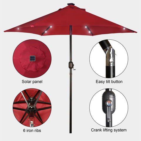 Blissun detalle de la tela resistente que protege de rayos UV