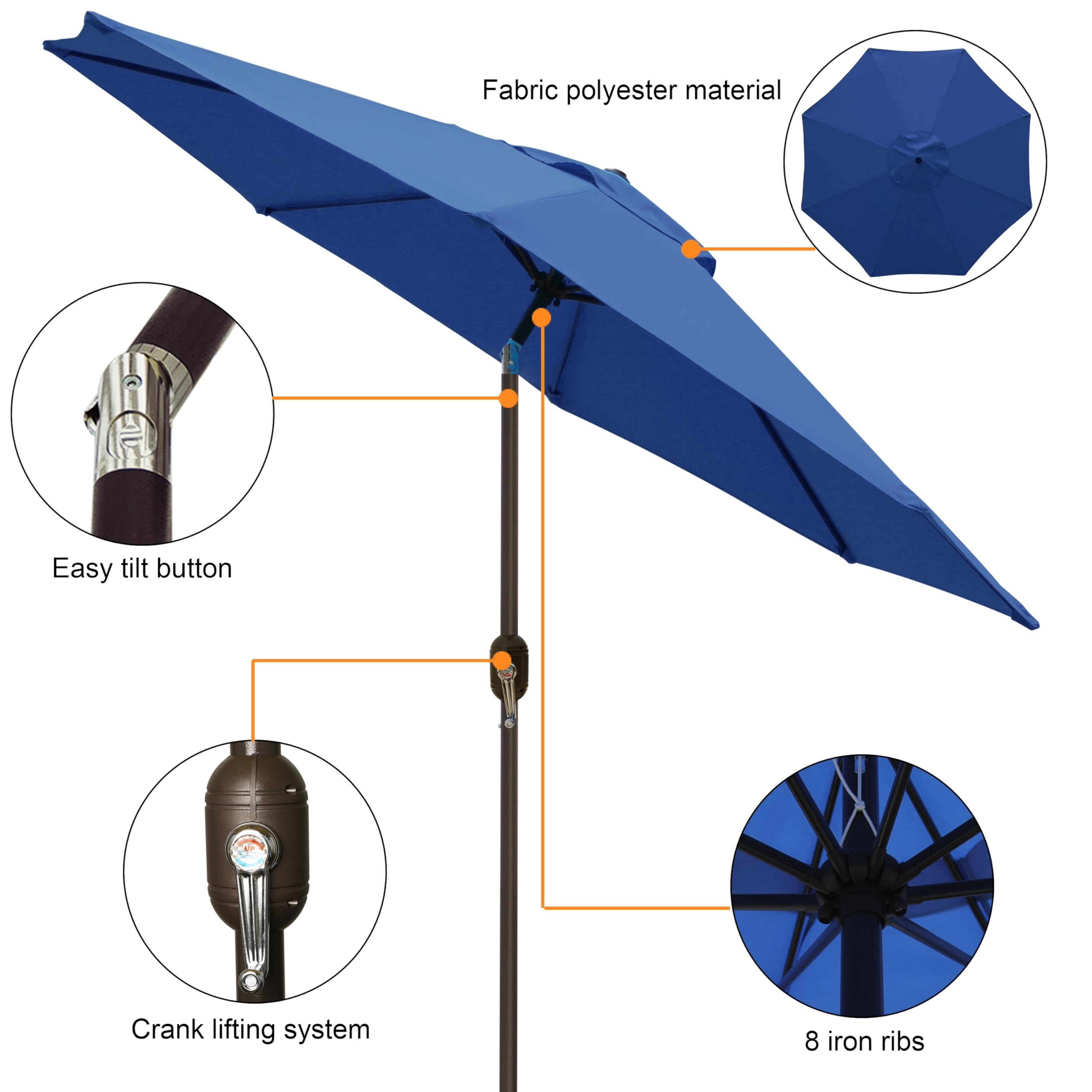 Blissun primer plano de la tela de poliéster resistente al agua y UV