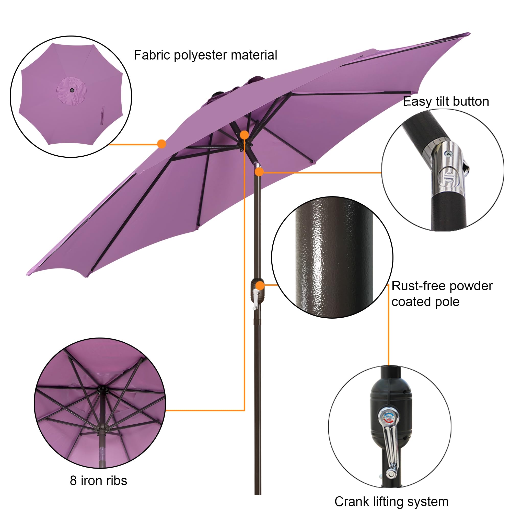 Blissun primer plano de la tela poliéster resistente al agua y UV