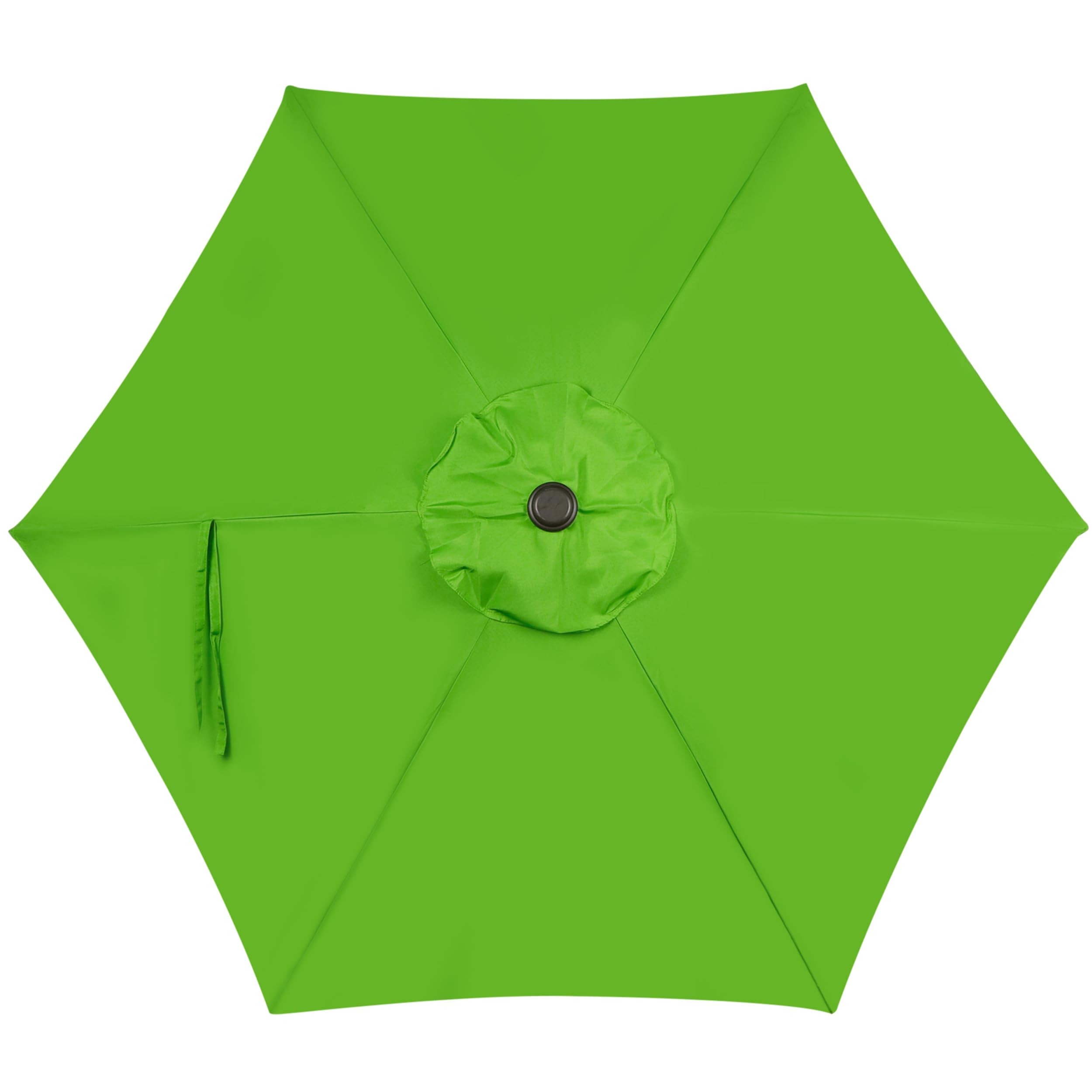 Blissun parasol instalado en terraza de cafetería creando área de sombra cómoda
