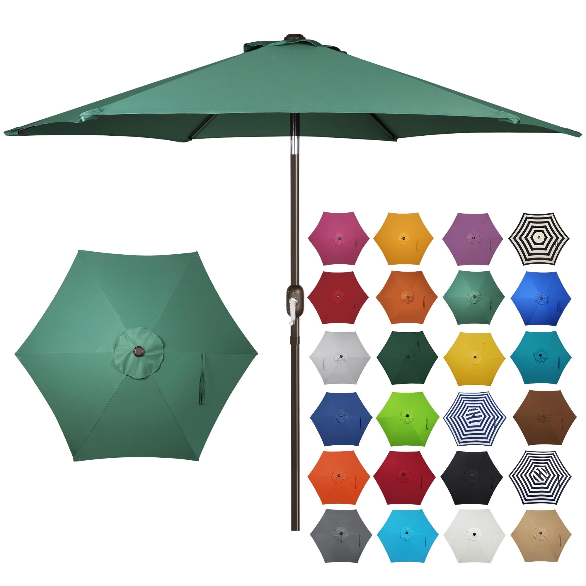 Blissun vista frontal del toldo seaglass para sombra eficaz