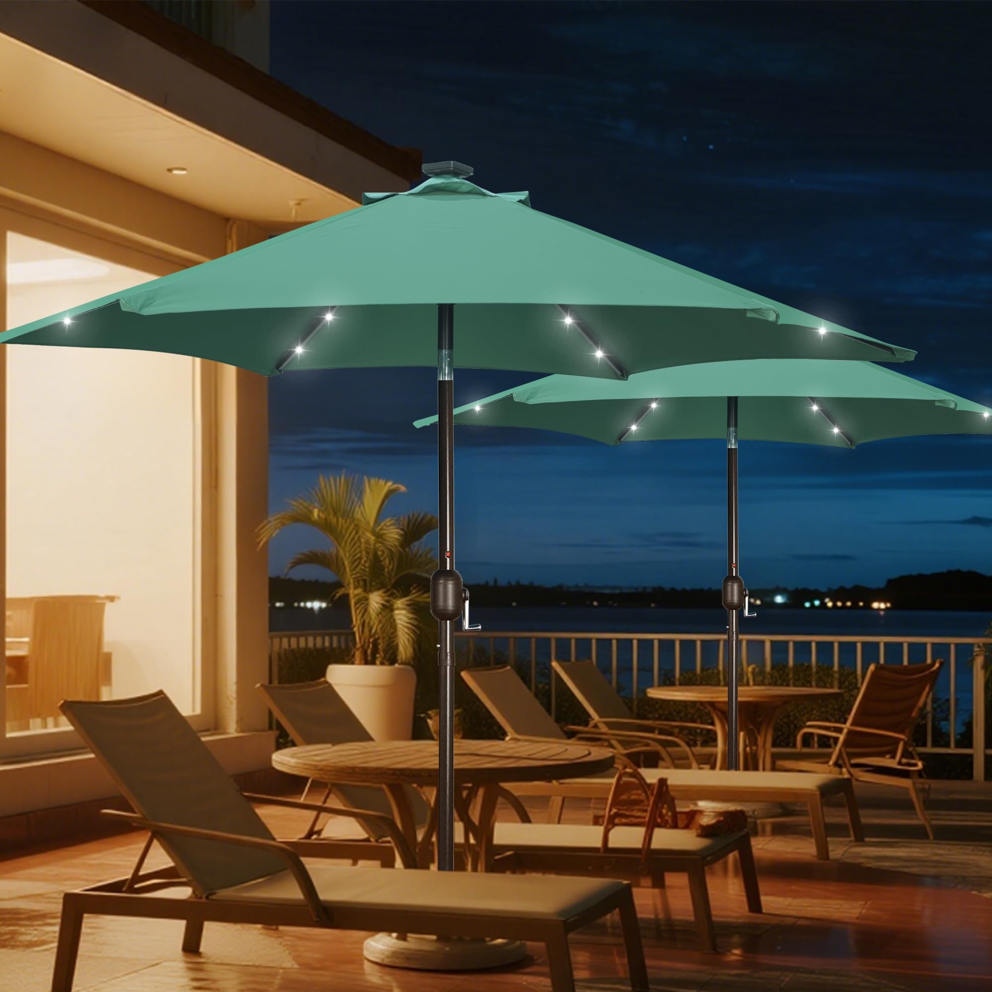 Blissun panel solar integrado recarga eficiente para luces LED