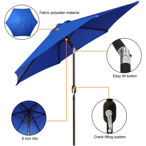 Blissun textura poliéster royal blue con protección solar y durabilidad