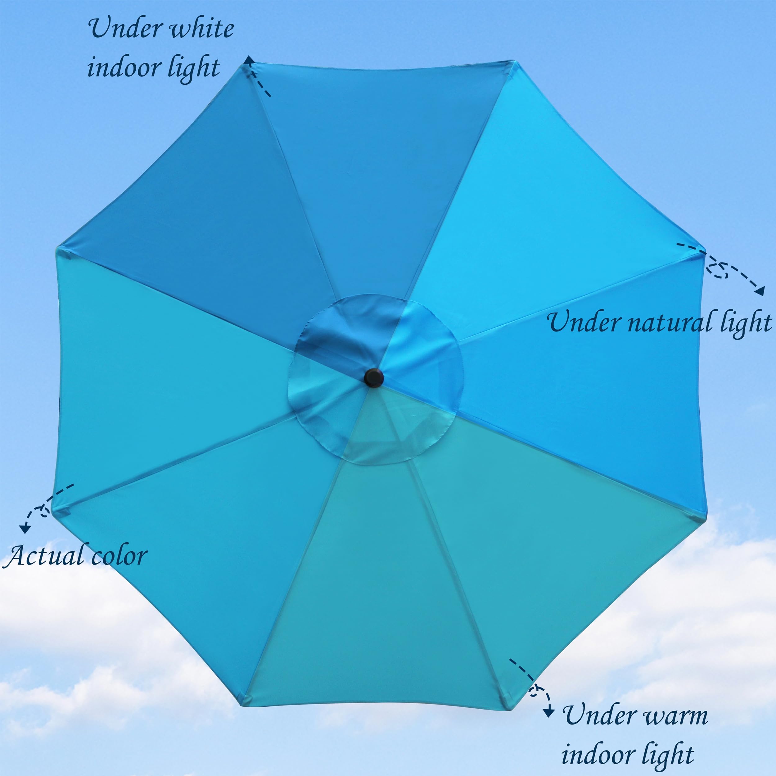 Blissun tela textura resistente al agua y protección solar