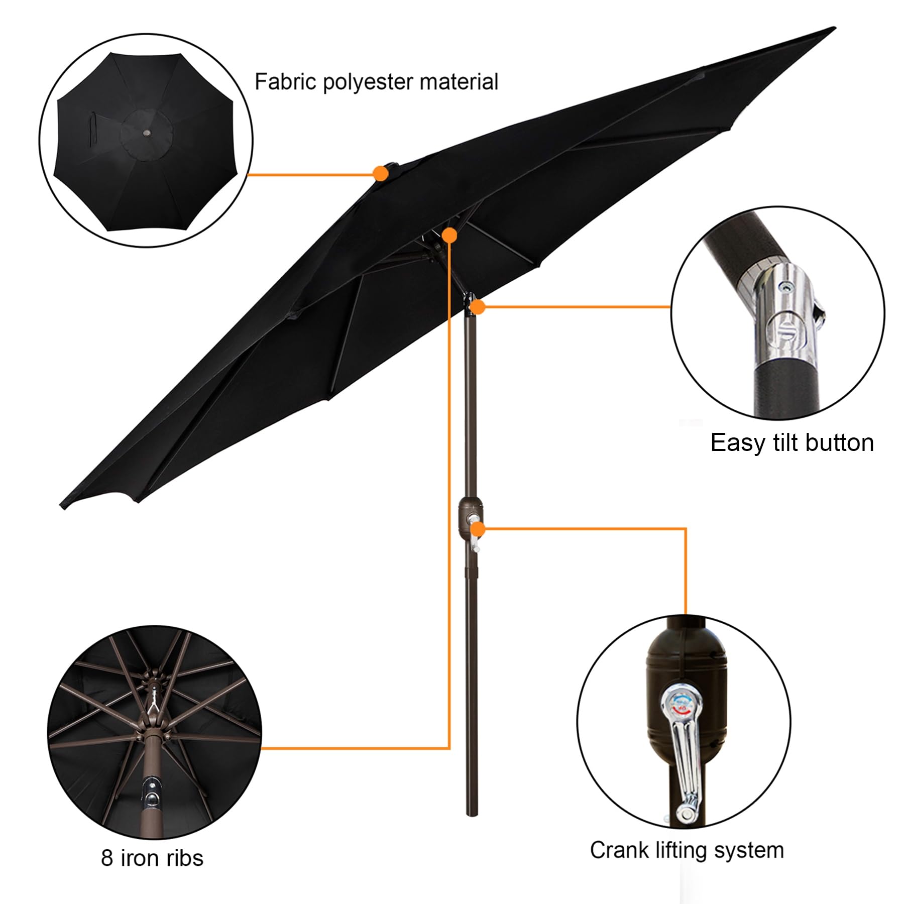 Blissun primer plano de la tela de poliéster resistente al agua y UV