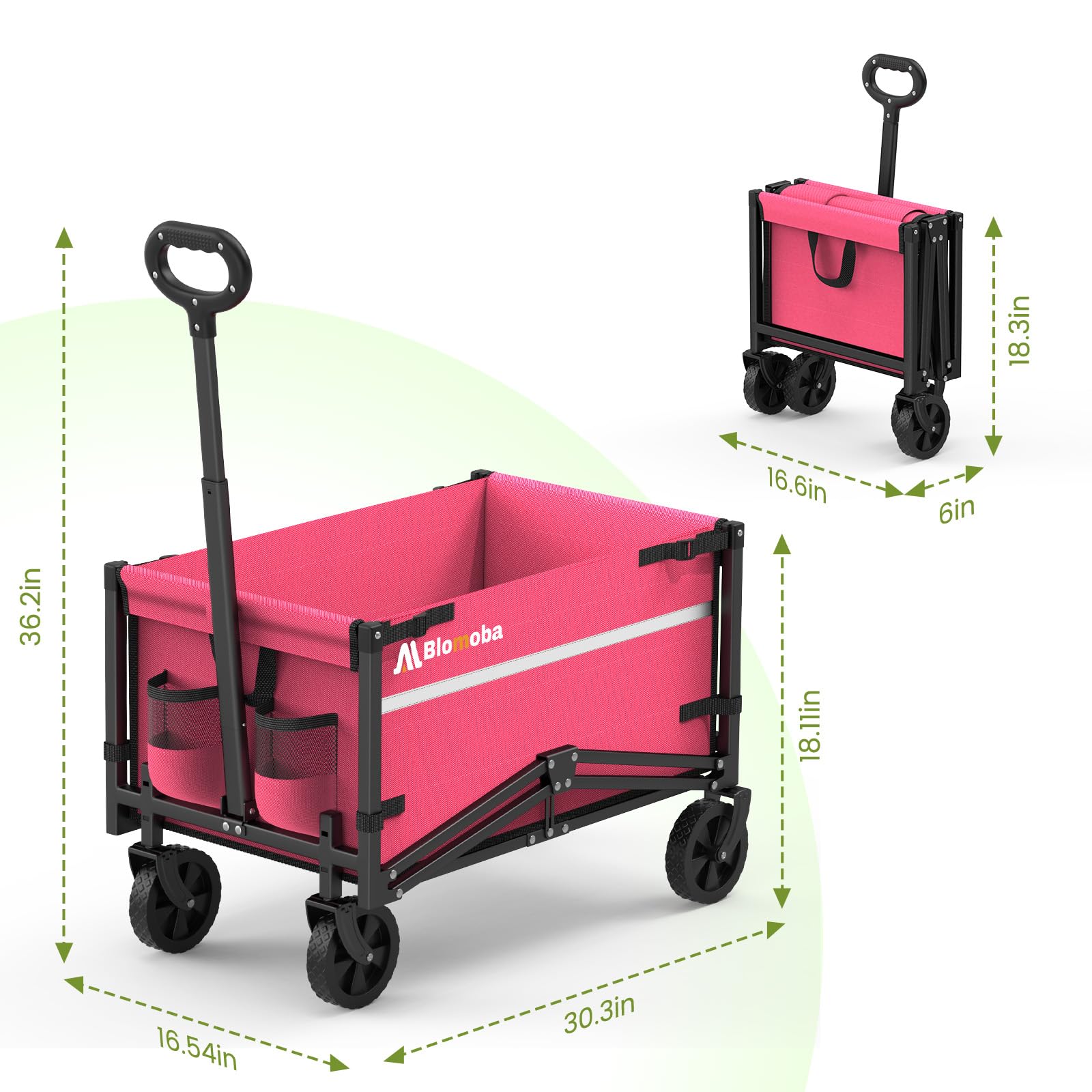 Blomoba con carga máxima, soporte estable hasta 220 lb