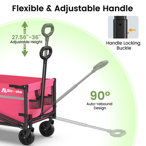 Blomoba en camping con equipo, carga organizada y accesible