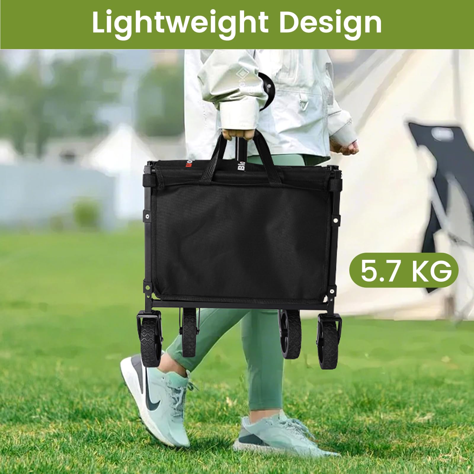 Blomoba ruedas 360° que facilitan maniobras en terrenos variados