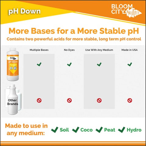 Bloom City comparación de tamaño en mano para ver capacidad de 1 cuarto